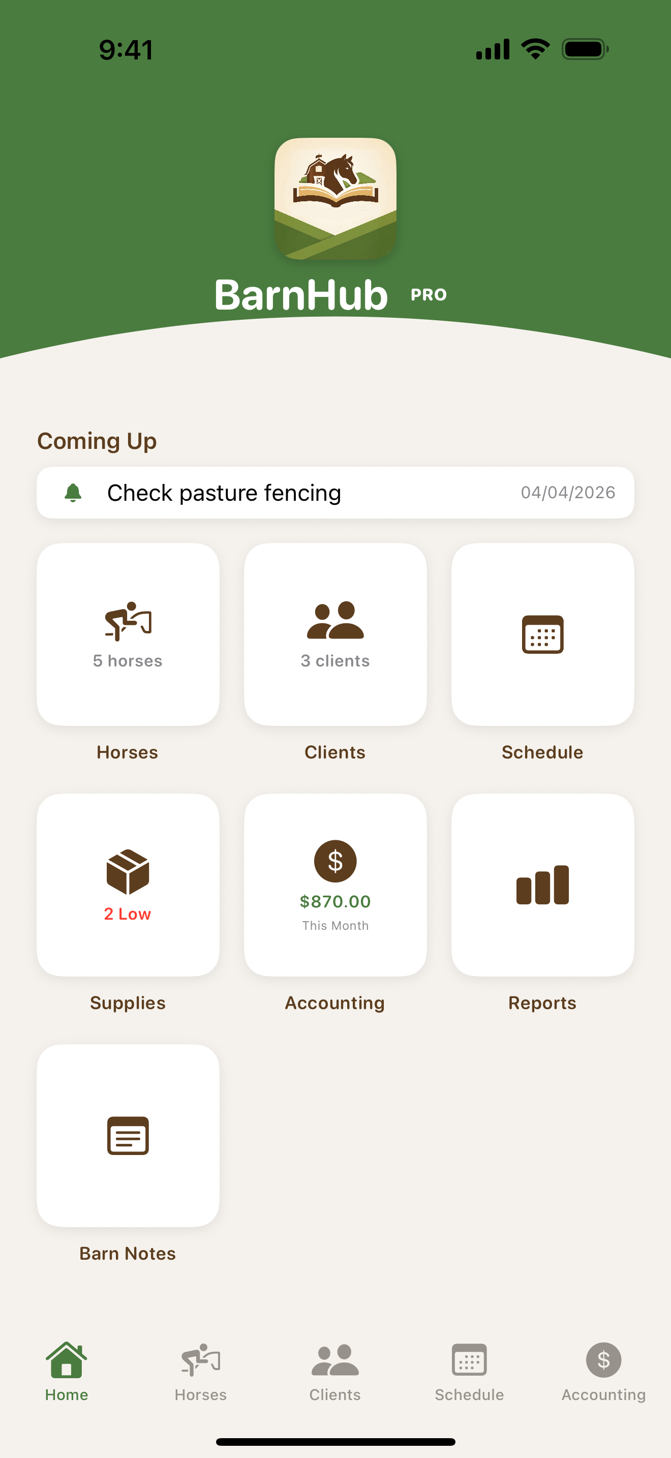 BarnHub Home